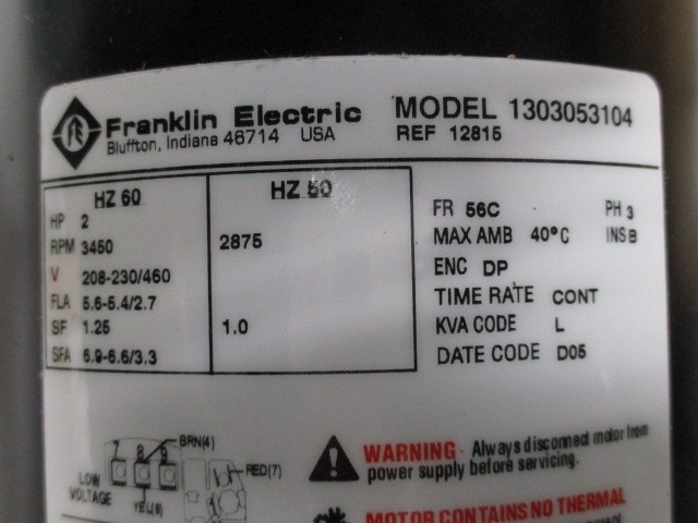 FRANKLIN 1303053104 NSMP