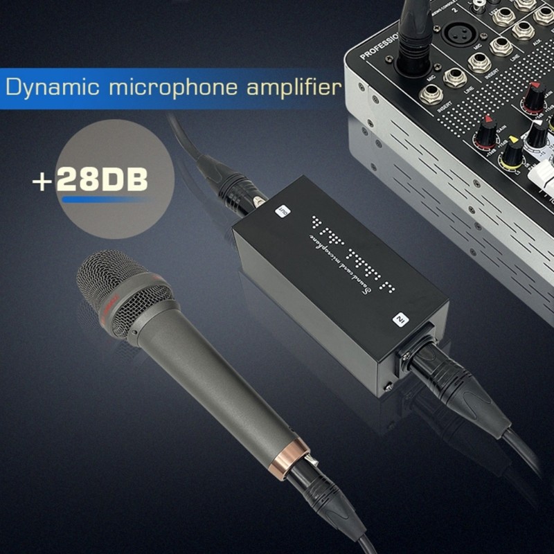 Clean Amplifiers, Microphone Preamplifier Perfect for Studio Podcasting