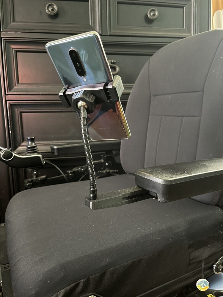 Powerchair Phone Holder For Quantum Armrest