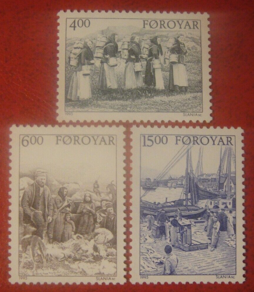 Faroe Islands 1995. Paintings. MUH.