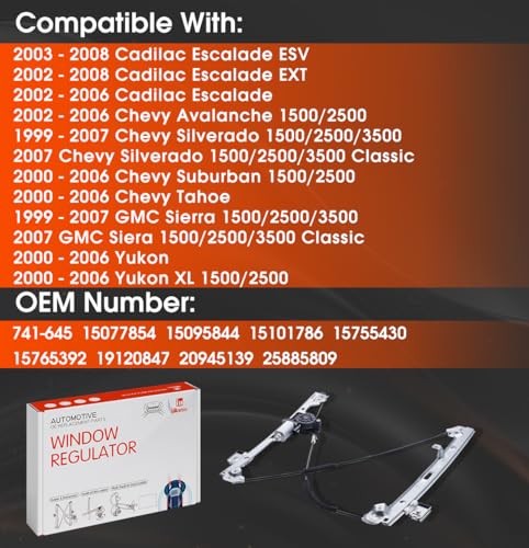 Front Passenger Right Side Power Window Regulator with Motor Front Right