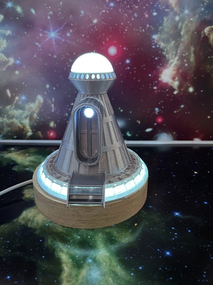 Lost In Space, sky pirate ship, miniature tribute, Light Up