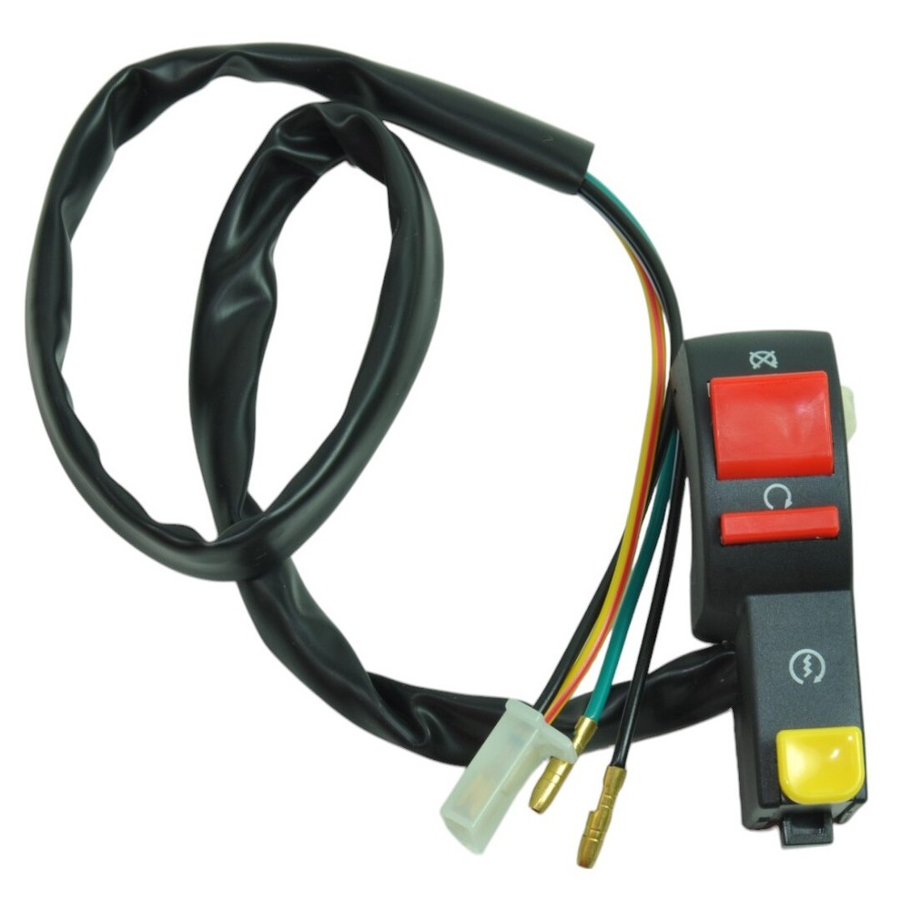 Handlebar Start Kill Switch - ATV Dirtbike with 7/8" Handlebar