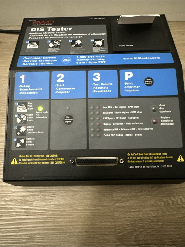 BWD DIS Ignition Module Tester IMT201 for DIS Modules With 32 Harnesses.