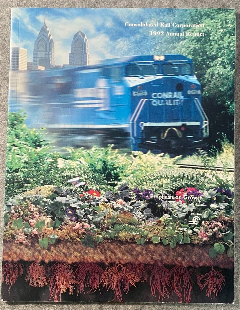 Consolidated Rail 1992 Annual Report