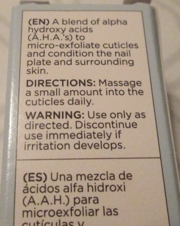 CND Cuticle Eraser - Gentle Exfoliator 0.5oz NIB