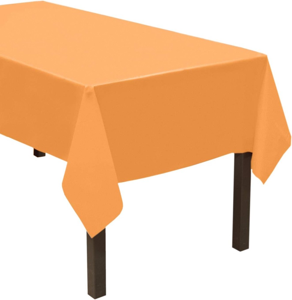 ValuMost Disposable 54" x 108" Plastic Rectangle Table Cover/Tablecloth