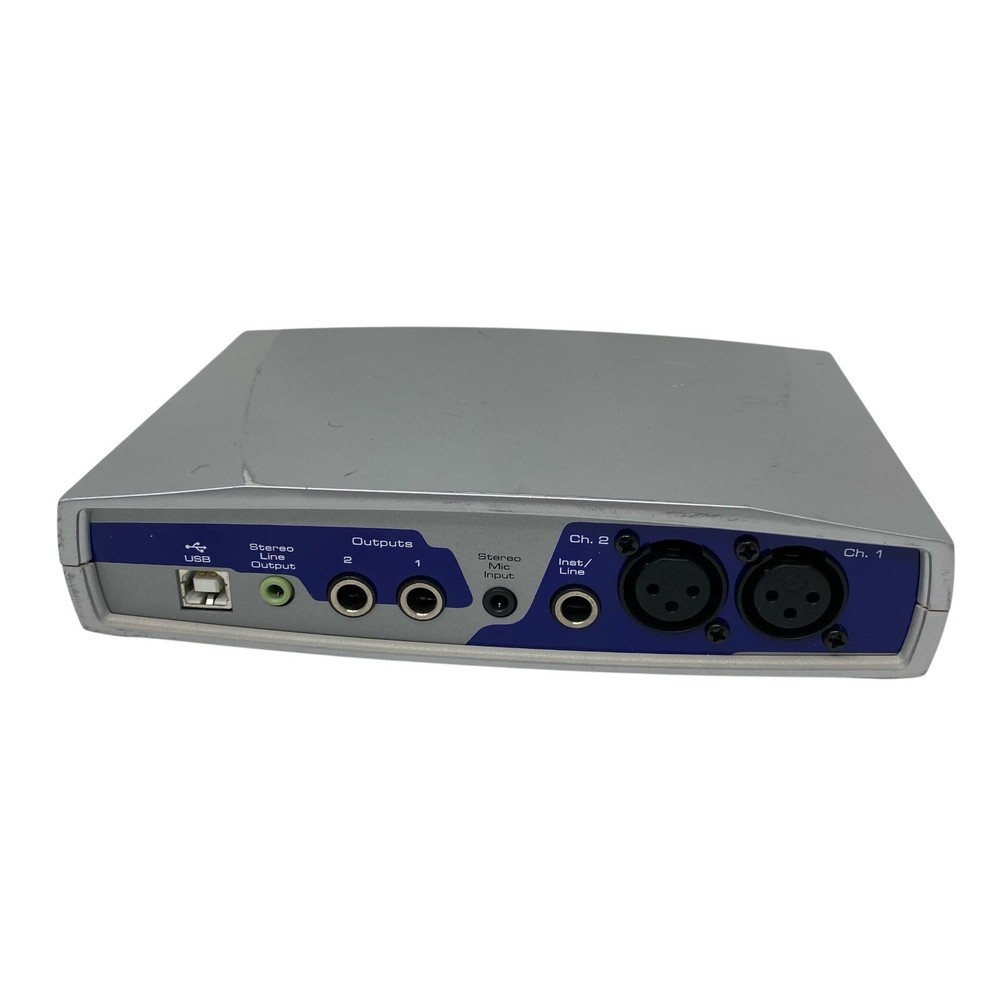 M-Audio MobilePre USB Audio Interface Silver Mobile Recording Preamp