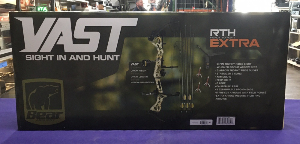 NEW! BEAR VAST RTH EXTRA Compound Bow Kit - SEALED!
