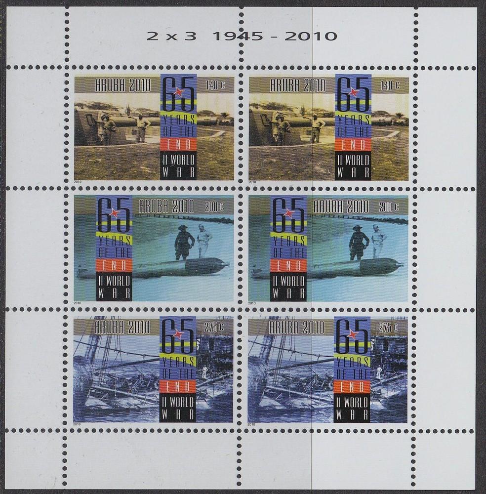 Arubu Issue 2010 (MS 444-446) WW 2