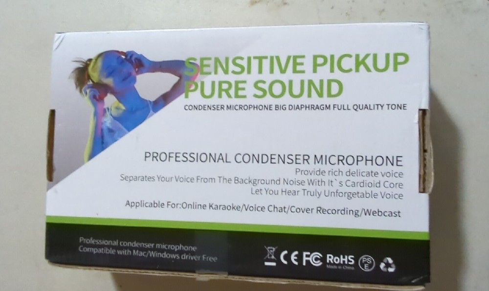 USB Podcast Microphone Computer or Laptop Condenser