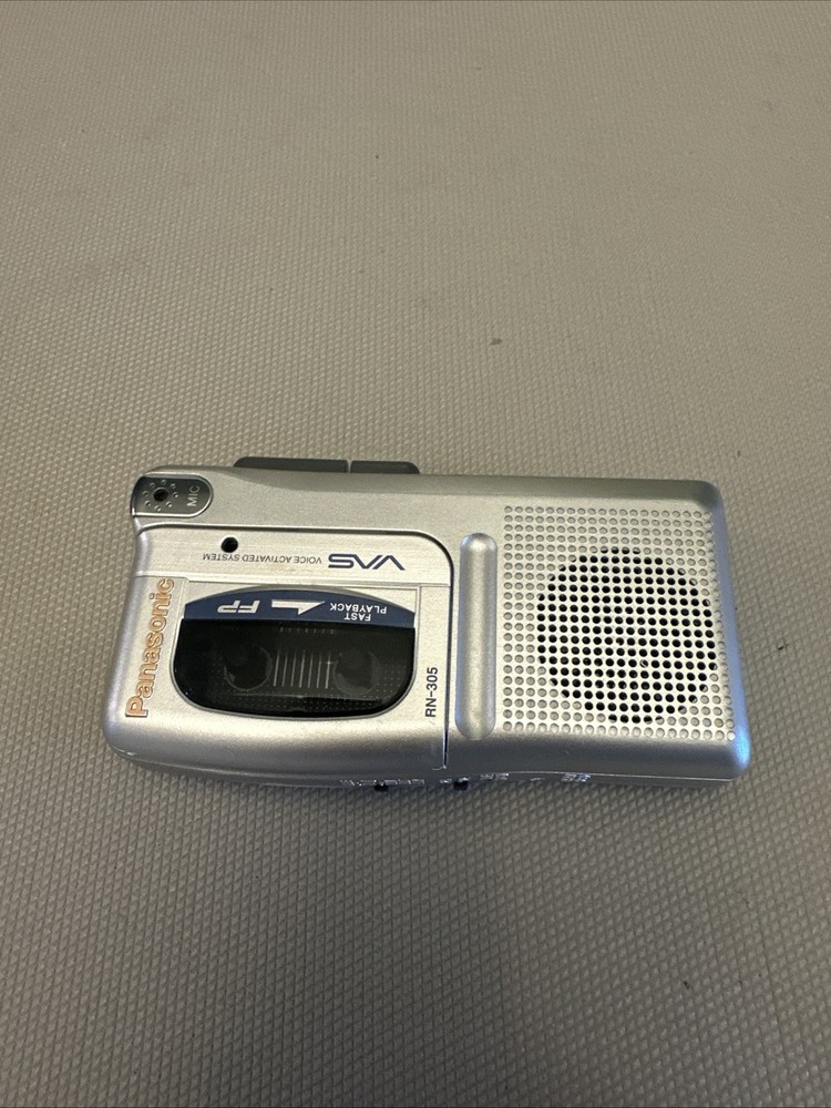 PANASONIC VAS RN-305 HANDHELD CASSETTE VOICE RECORDER ***Read