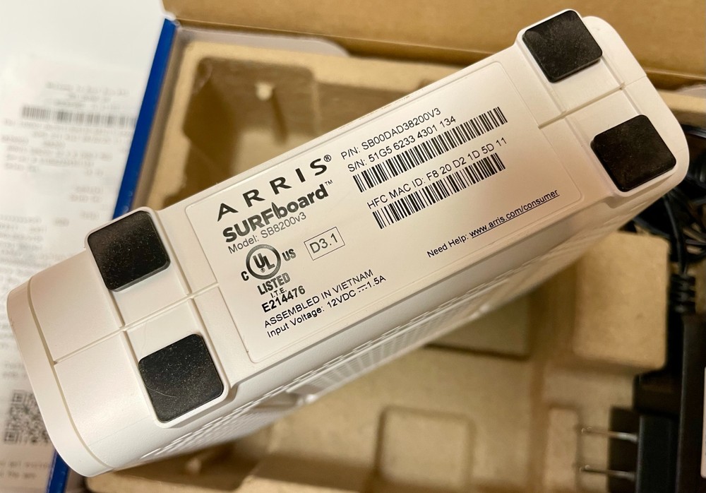 Modem Arris Surf SB8200