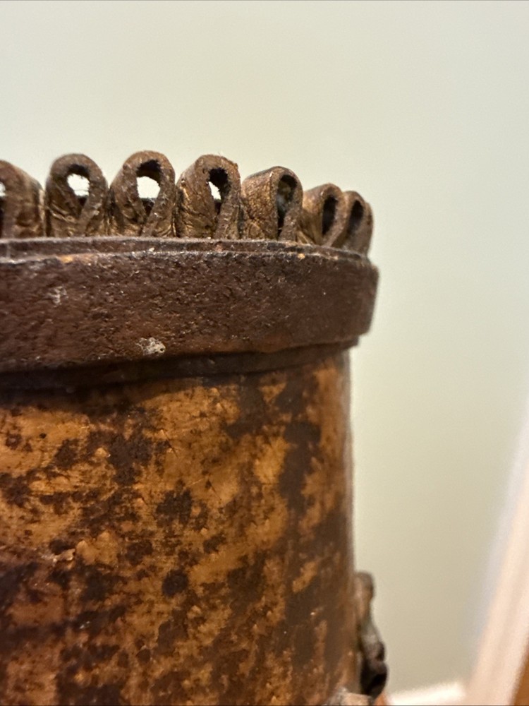 Vintage Leather Dice Cup Backgammon Bulgaria