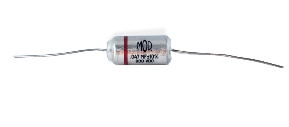 Capacitor Mod Oil Filled Silver .047uf 600VDC 081966