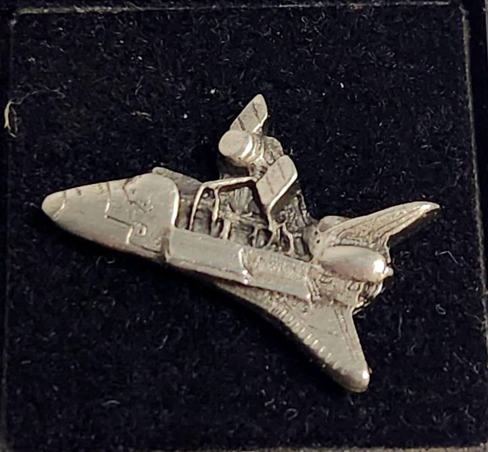 Fine Pewter Space Shuttle Lapel Pin