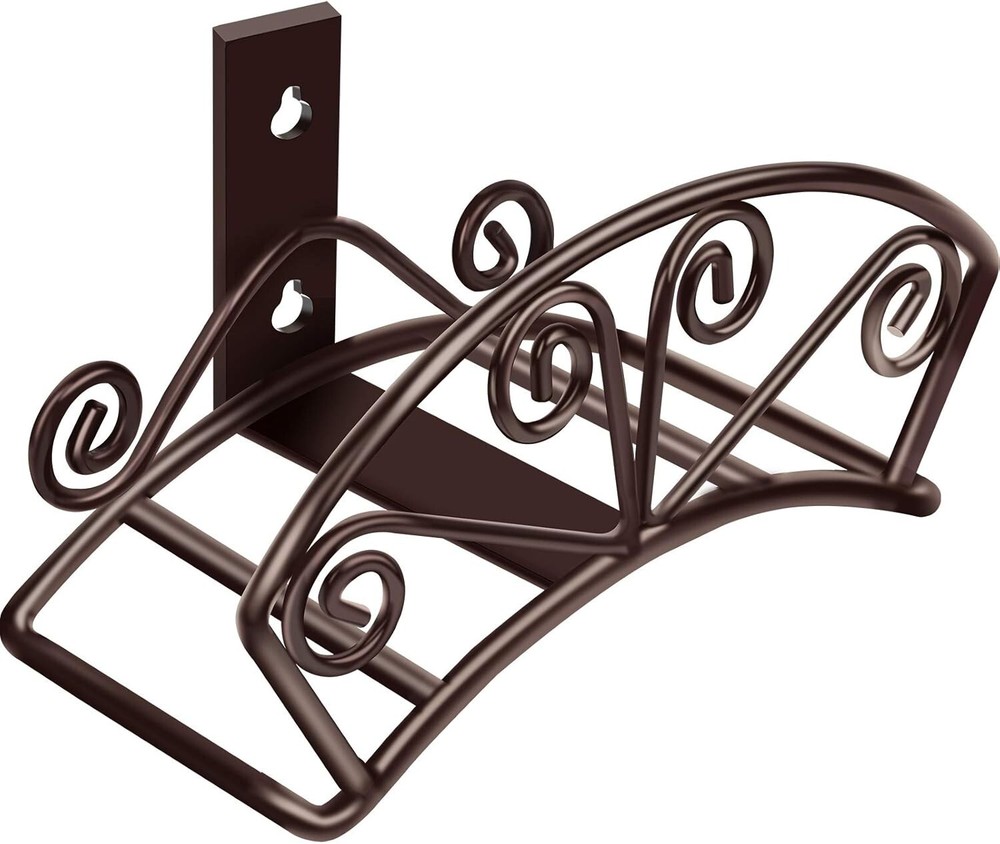 Weather Resistant Bronze Hose Holder - Heavy Duty & Space-Saving Design