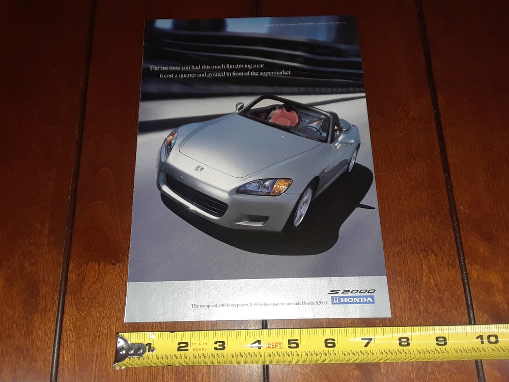 HONDA S2000 ORIGINAL AD