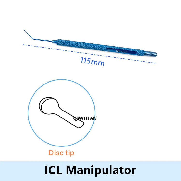 Titanium ICL Manipulator hook Double Eyelid Ophthalmic Hook Surgical Instruments
