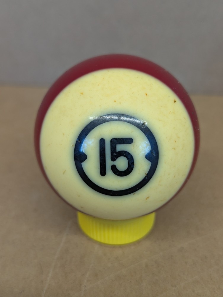 Brunswick Centennial Billiard # 15 Pool Single Ball Replacement, Stripe Maroon