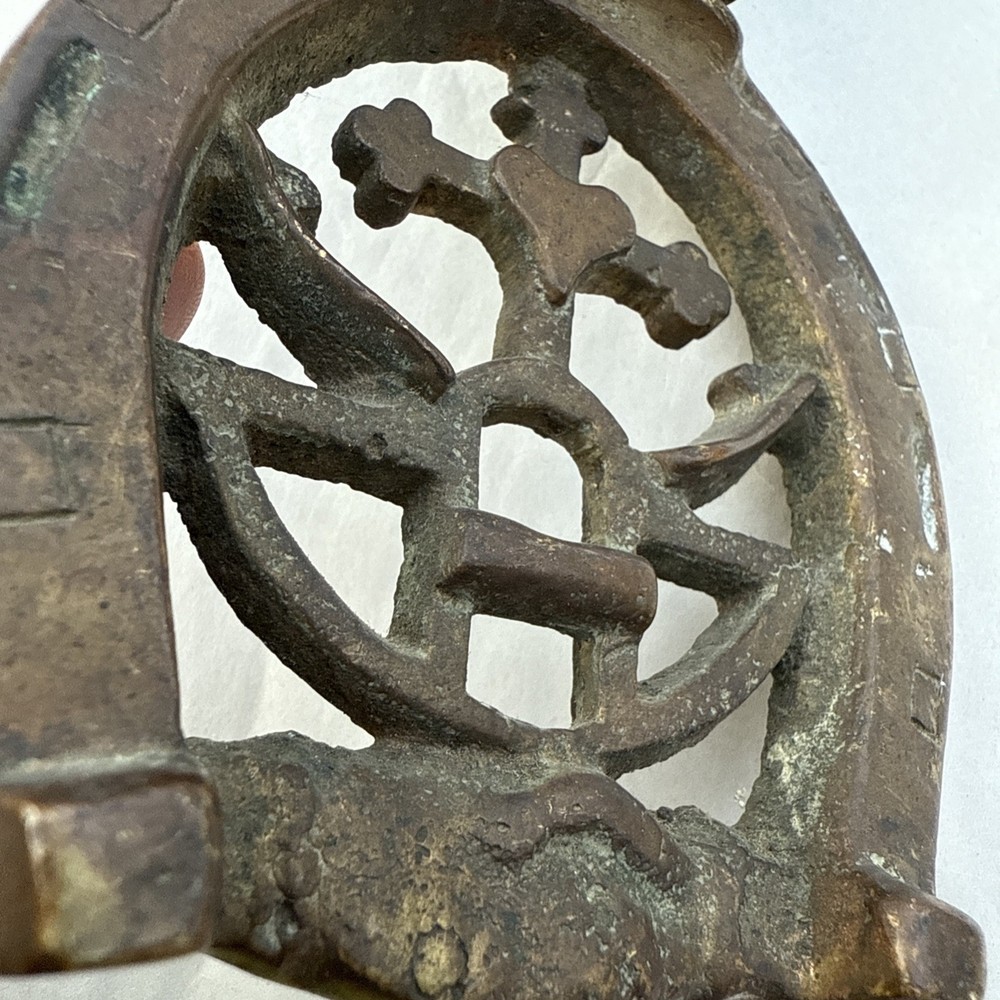 Masonic Cast Iron American Eagle Horseshoe