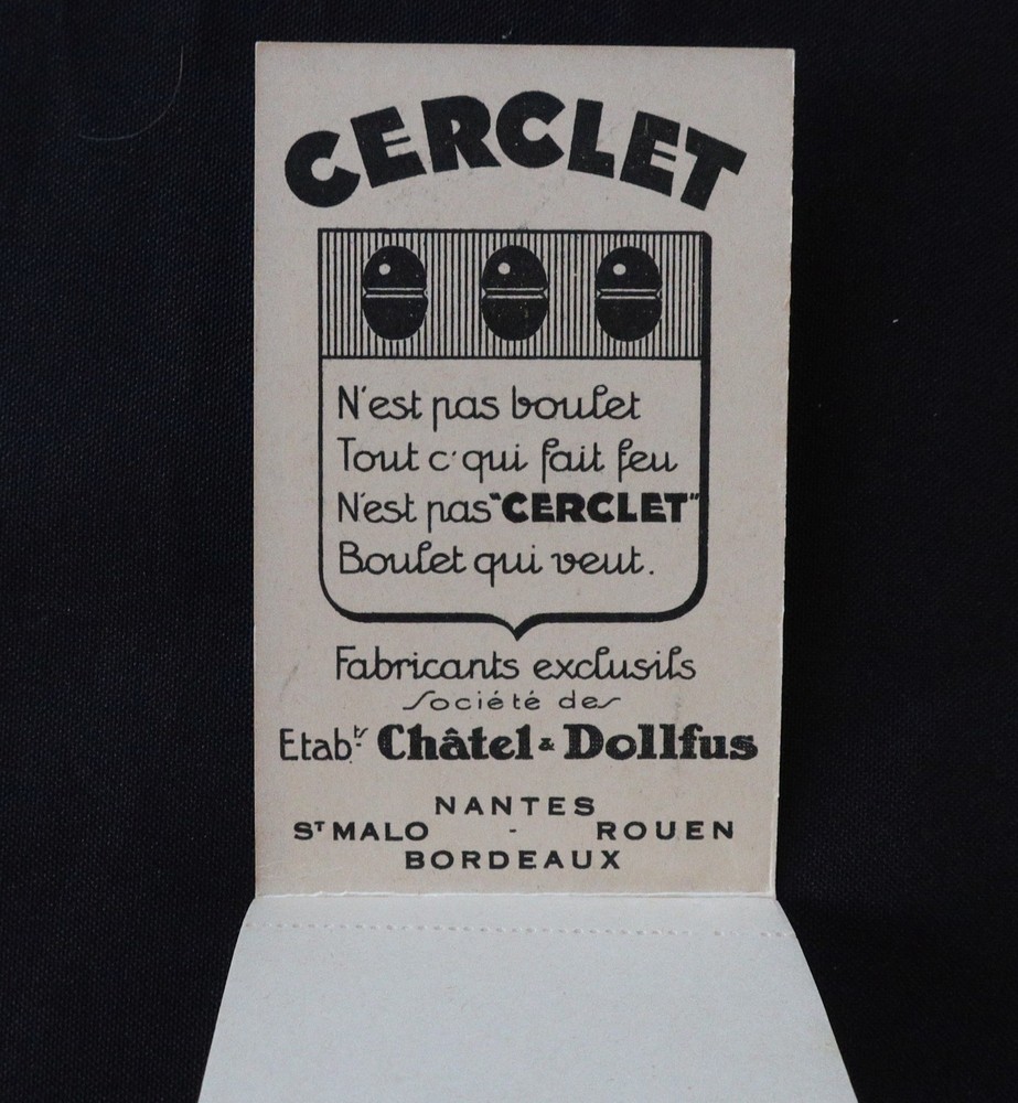 Bullet CERCLET coal firefighter fire advertising notebook