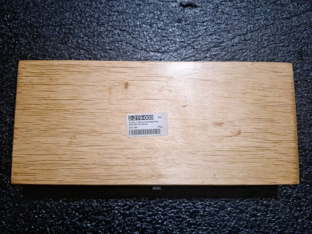 VIS 2-3" NO. 2-219-003 SCREW THREAD MICROMETER.