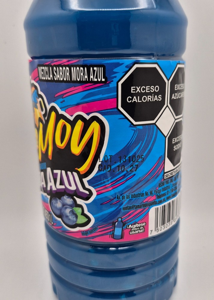 CHAMOY SABOR MORA AZUL 1 L