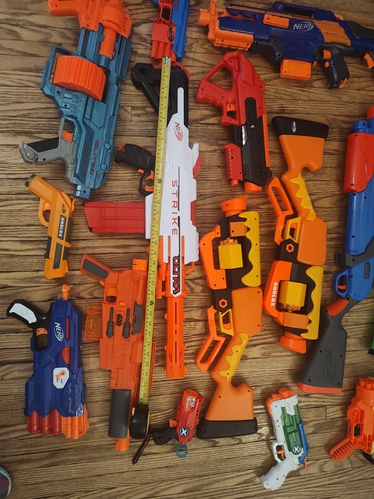 Huge Nerf Mod Lot 15 Blasters