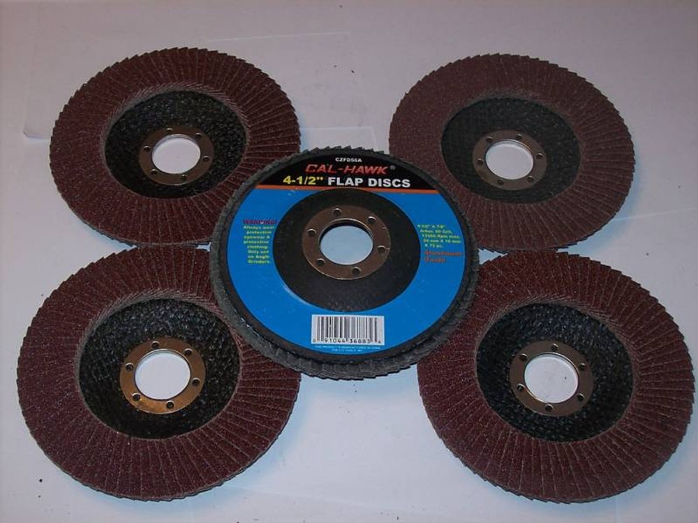 5  4-1/2" ANGLE GRINDER SANDING FLAP DISC 40 GRIT
