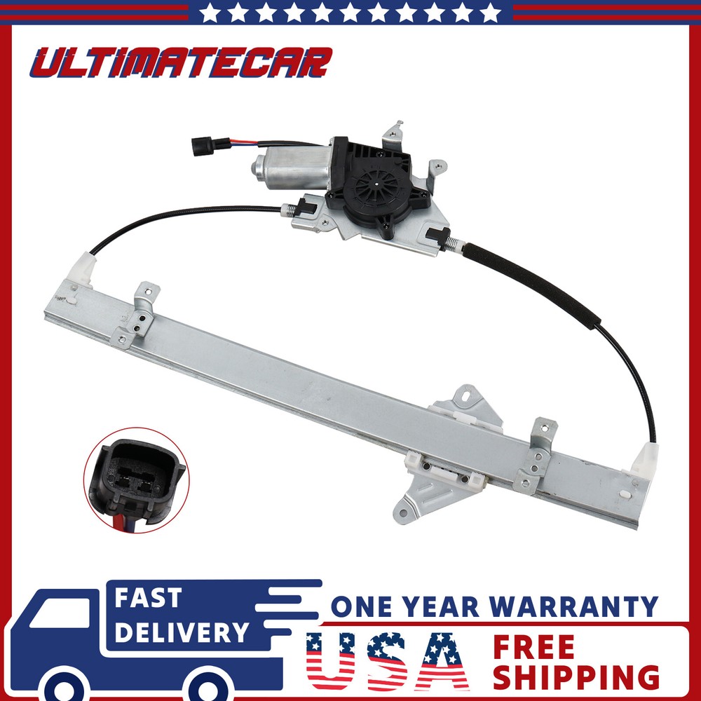 Front Left Side Window Regulator w/ Motor For Nissan Frontier Xterra Pathfinder