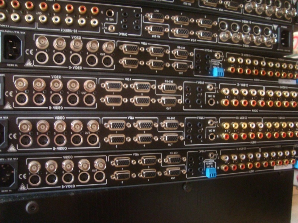 3x Extron MPS112 MPS-112 Presentation Switcher VGA Component Video Tested