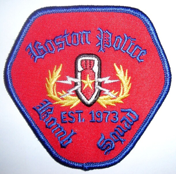 US BOSTON EOD POLICE PATCH