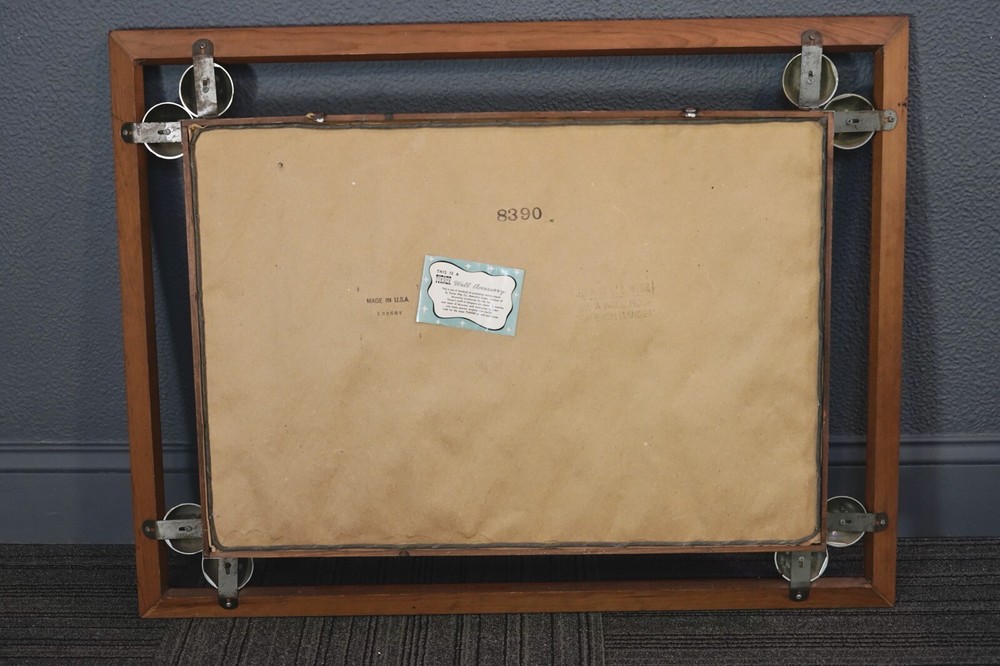 Mid Century Modern Turner Balls Shadow Box Display Shelves Wall Mirror