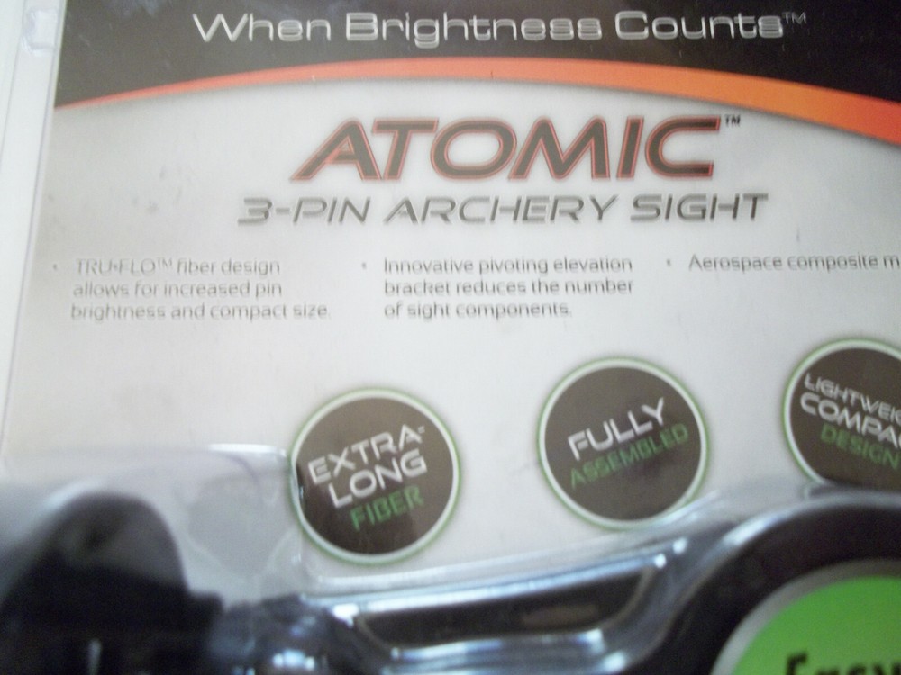 TRUGLO ATOMIC 3-PIN ARCHERY SIGHT