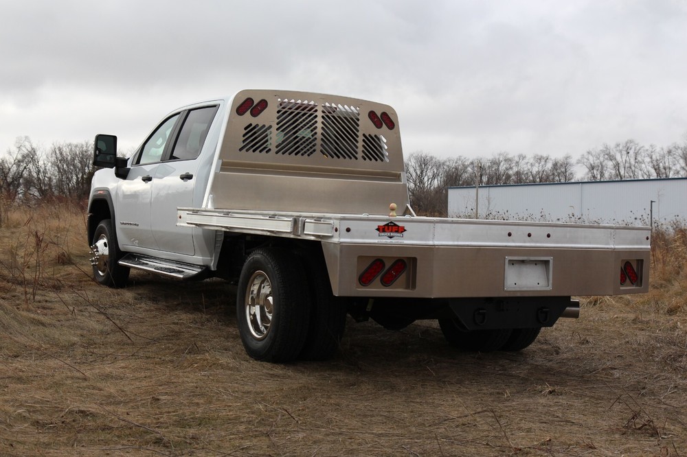 Aluminum Chamfered Rancher 60" CA Popup - Toolboxes, No Drop Sides