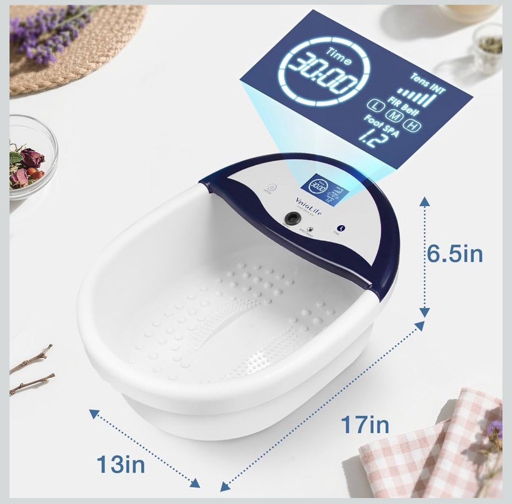 Ionic Foot Detox Machine w/LED, Belt, Strap, Arrays, Liners & Handbag