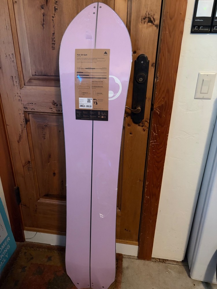 Burton 3D Fish Directional Flat Top Splitboard Size 156cm (2025 Model)