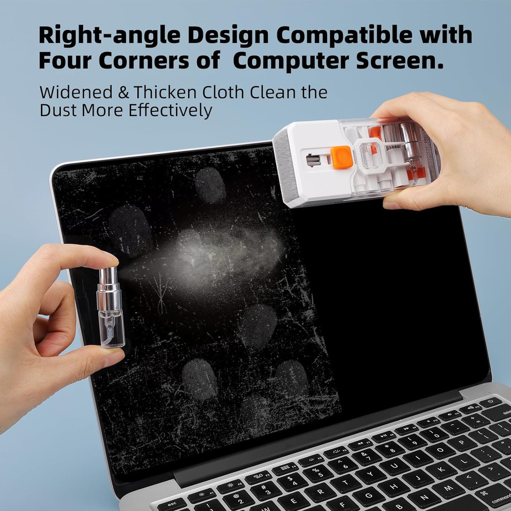 All-in-One Keyboard & Screen Cleaning Kit for Laptops, PCs & Electronics