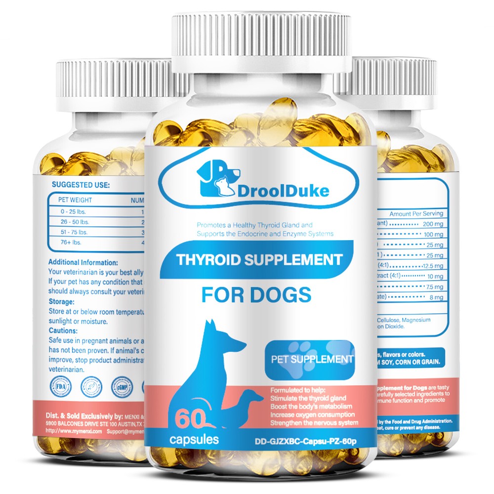(2 Packs)Thyroid Supplement for Dog,Balanced Thyroid Function,Healthy Metabolism