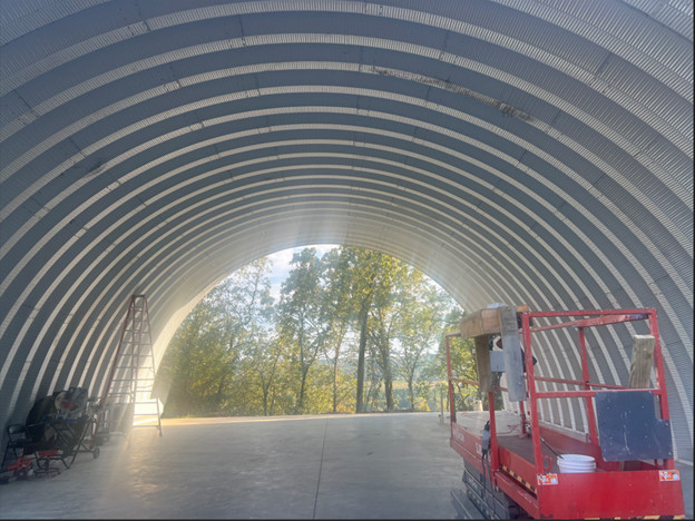 30x40x14 Engineered Steel Building Kit | DuroSPAN Clear-Span Arch System