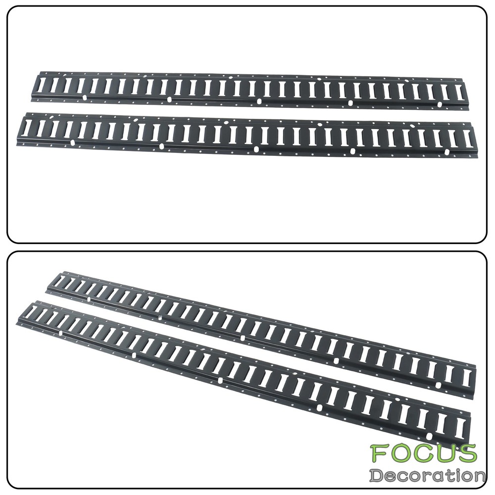 2 Pack Multi Purpose Durable 5' E-Track Tie Down Rail Secure Cargo For ATV Truck