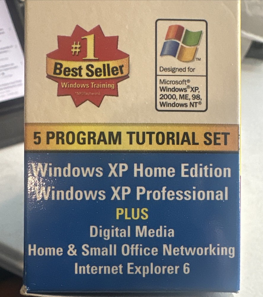 Microsoft Windows XP Professor Teaches 5 CD Program Tutorial Set 2000/ME/98/NT