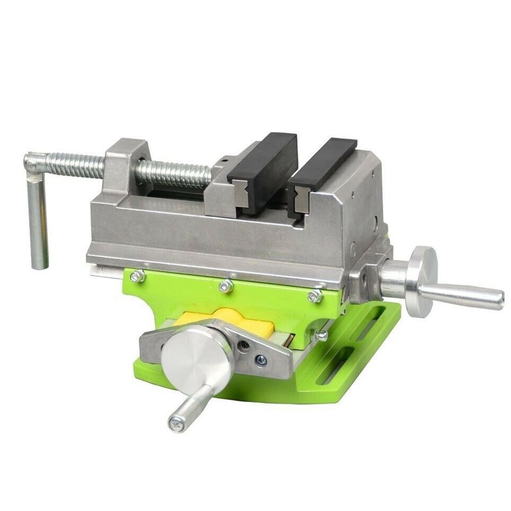 Milling Machine Compound Work Table Cross Slide Bench Drill Press Vise X Y Axis