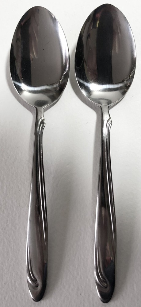 CI Stainless Steel CIF16 TEASPOON X2 TEASPOONS FLATWARE SILVERWARE