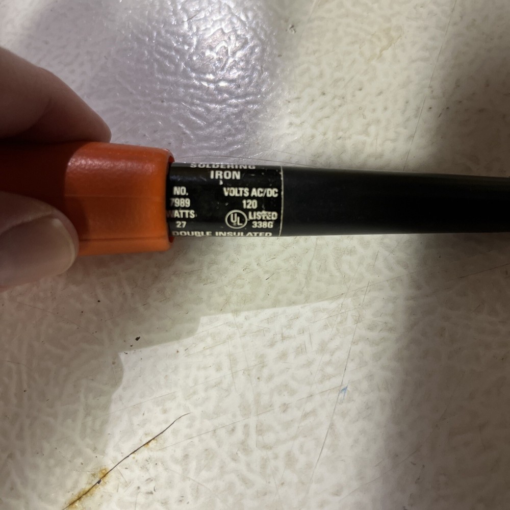Vintage Black & Decker Soldering Iron No. 7989