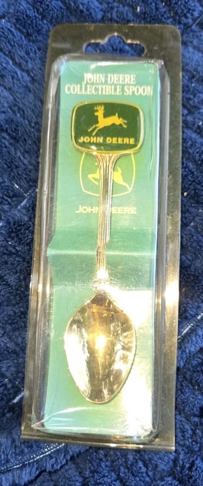 John Deere Stainless Spoon In Packaging