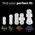 Overnight Maxi Pads Unscented 40 Count