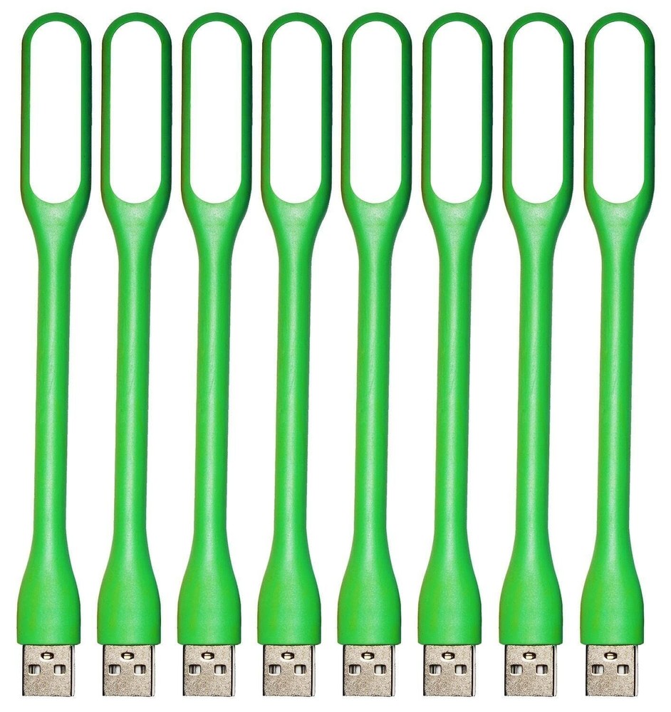 Kyfreshpower Mini LED Lamp, Adjustable USB Night Light, Compatible for Green