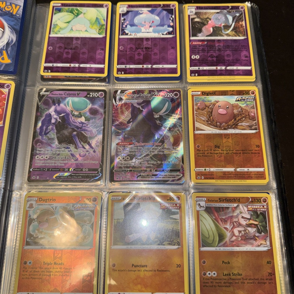 Pokemon Chilling Reign Master Set Near Complete SWSH